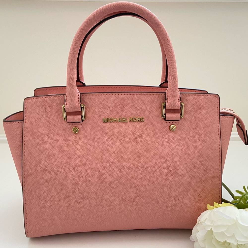 Michael Kors Selma Tote pale pink purse - Picture 8 of 8